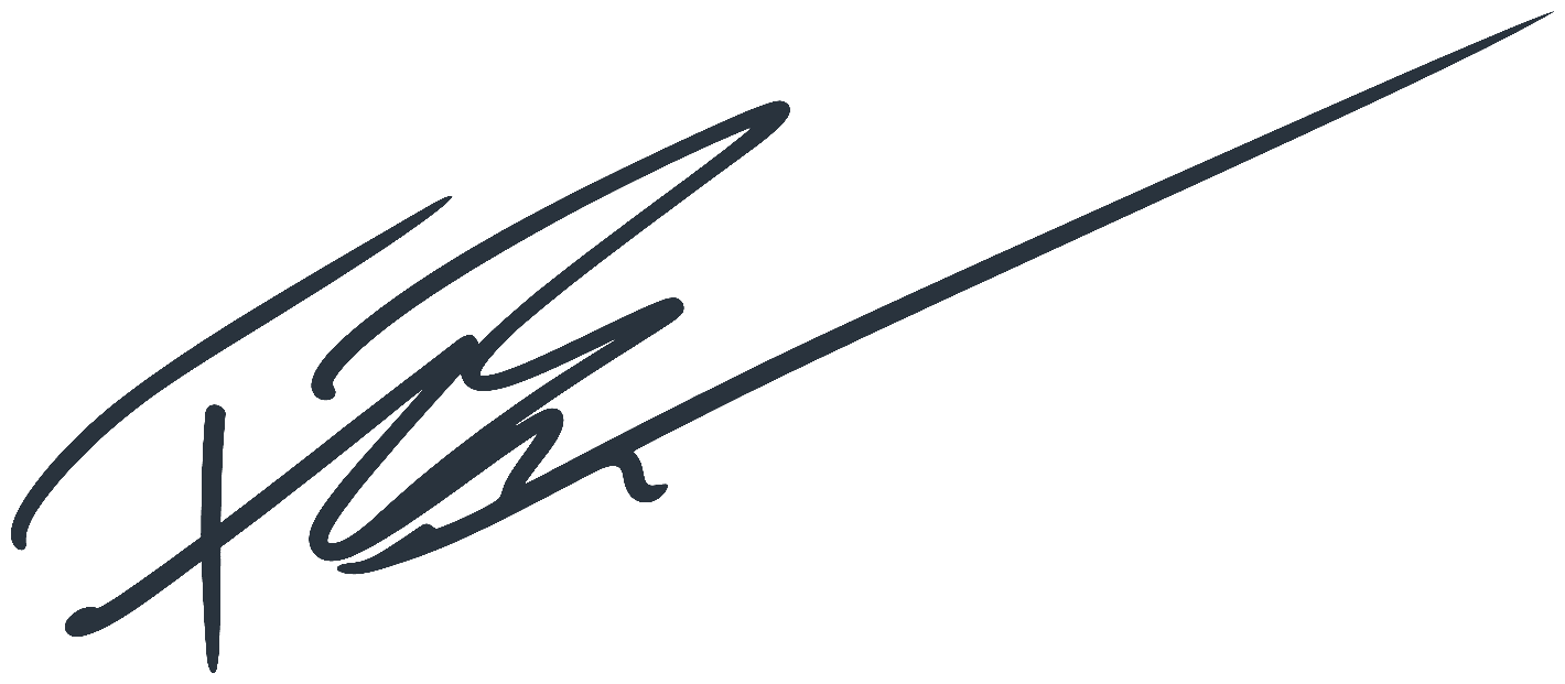 Unterschrift von Fabian Tiedemann